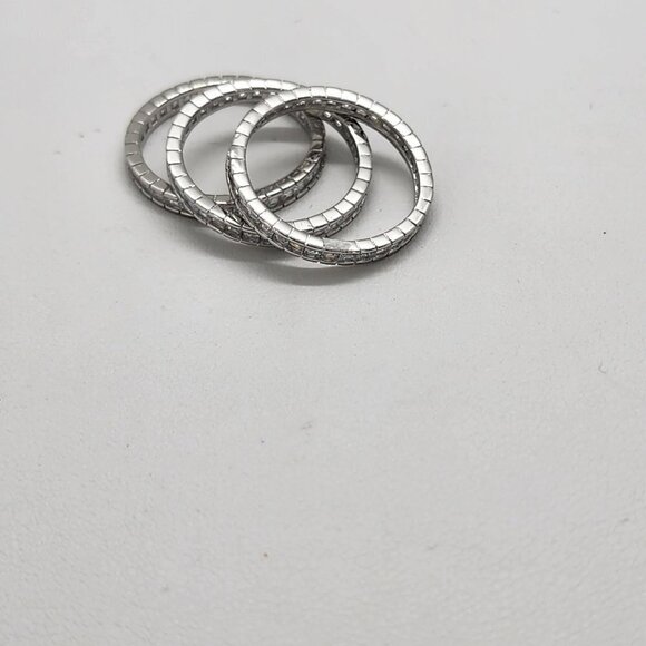 Brand New Sterling Silver 925 3pcs Gemstones Ring - Picture 5 of 5